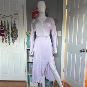 ASOS Elegant Lavender Wrap Dress